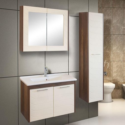 Afrodisias Banyo Dolabı Takımı 80 cm lik