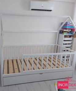 MY 111 Yavru Yataklı Çatılı Montessori Yatak