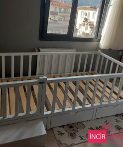 MY 139 Çatısız Çekmeceli Montessori Yatak Yatak