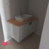 Banyo Dolabı Ahşap Tezgahlı Alt Dolap