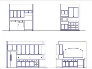 autocadmutfakdolabı dwg