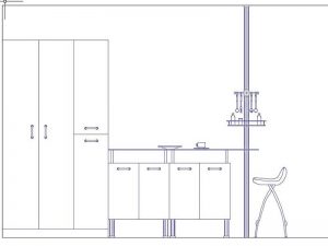 Autocad mutfak dwg