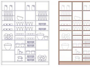 mutfak dolabı dwg