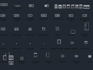 Autocad mutfak aksesuarları