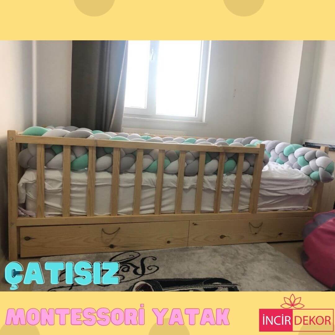 Çatısız Montessori Yatak